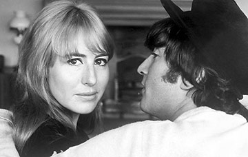 John Lennon and Cynthia Powell