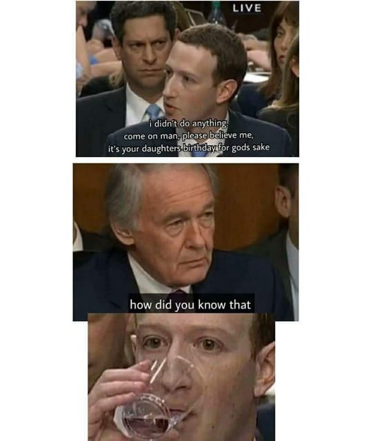 Mark Zuckerberg at Congress hearing