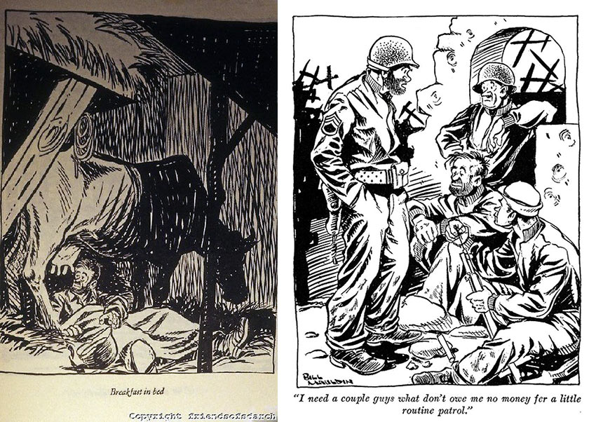 Mauldin cartoons from Stars and Stripes