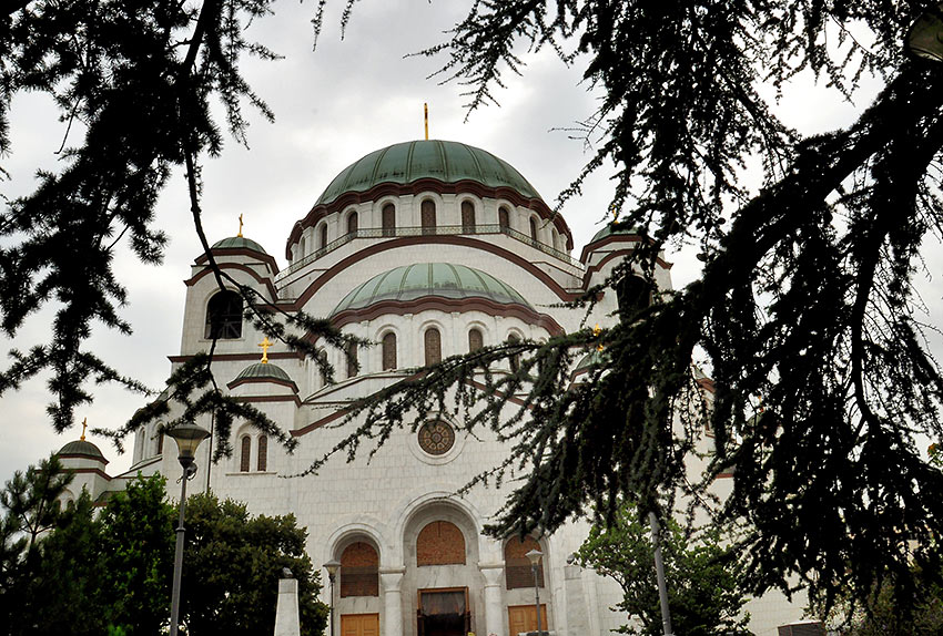 the Church of St. Sava in Belgrade