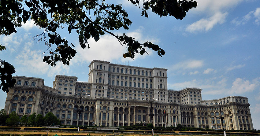 the Palace of Parliament, Bucharest, Romania