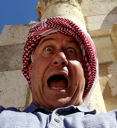 Ed Landry in Jordan