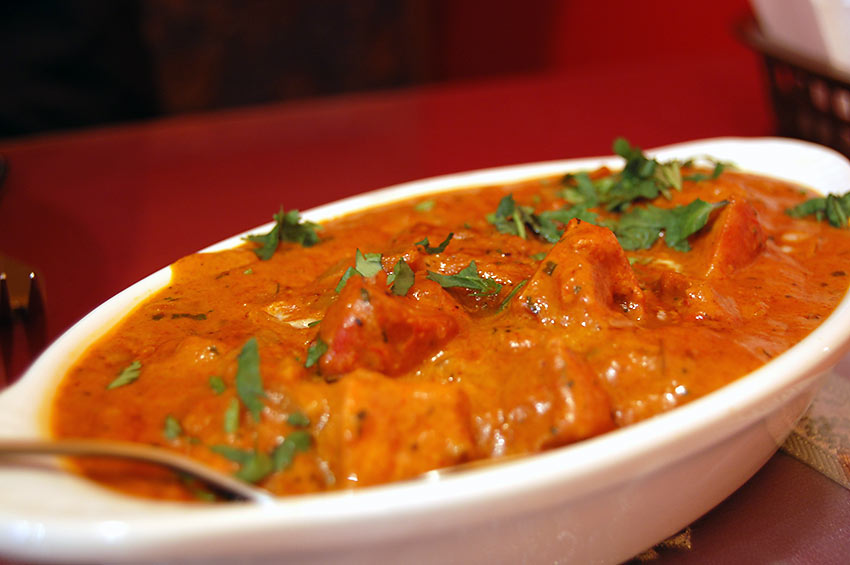 an Indian curry dish