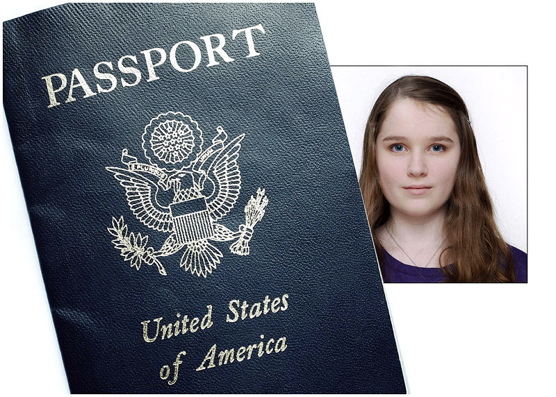taking a passport photo