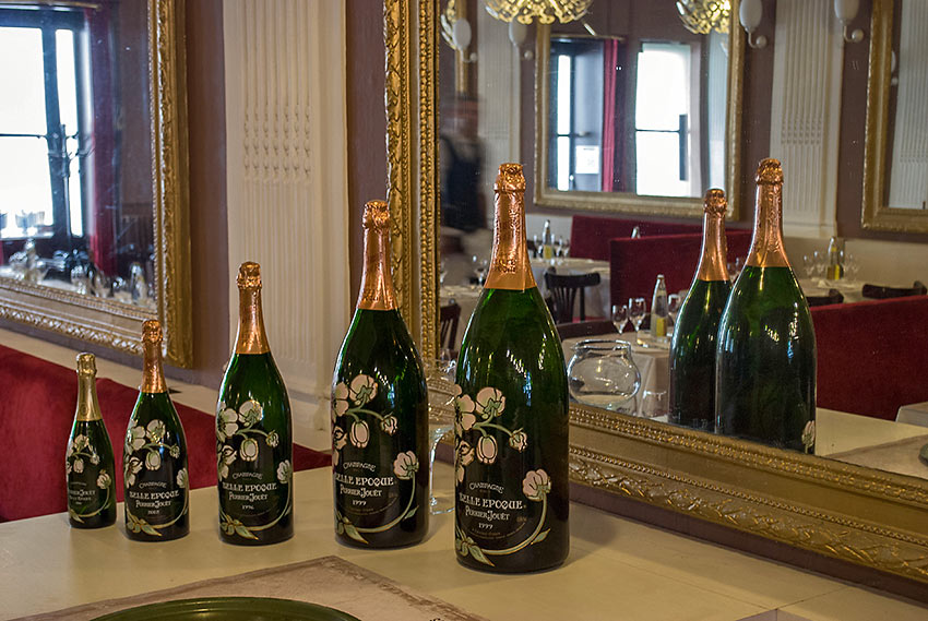 bottles of Bordeaux wine