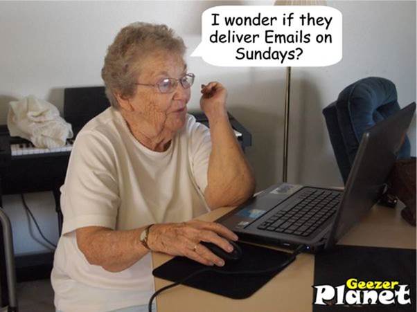 Parting Shot: Email on Sundays?