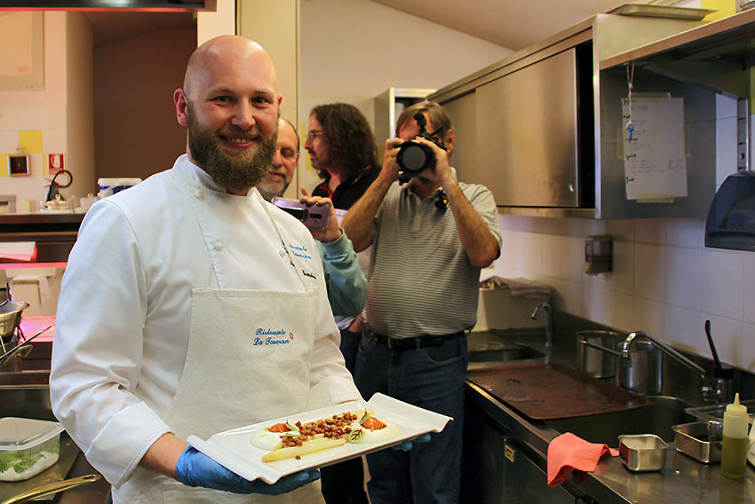 Maestro Ivan Bombieri, Chef at Risotrante La Taverna