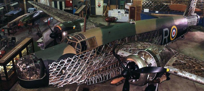 restoring the Wellington bomber of Loch Ness