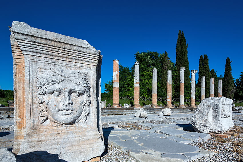 Roman ruins at Aquileia