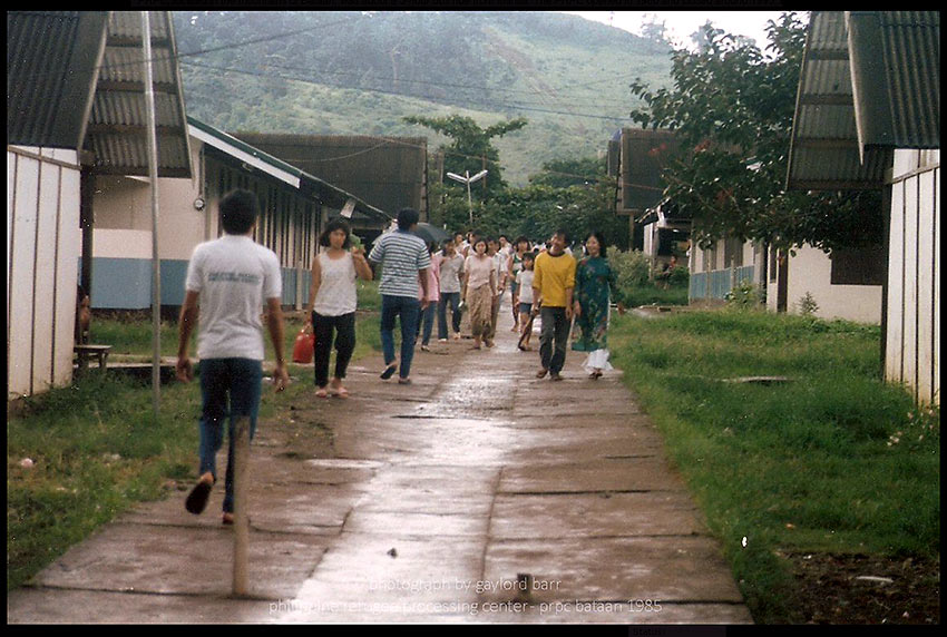 Vietnamese refugee processing center at Bataan, Philippines