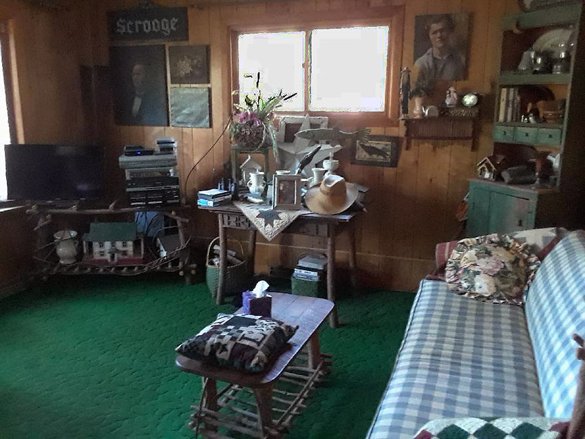 inside a house at Manitowish Waters, Wisconsin