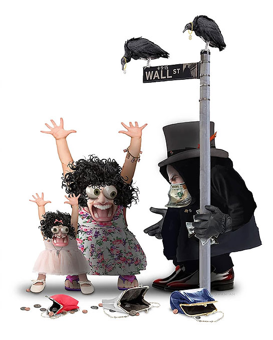 Wall Street Banksters, by Nancy Ohanian