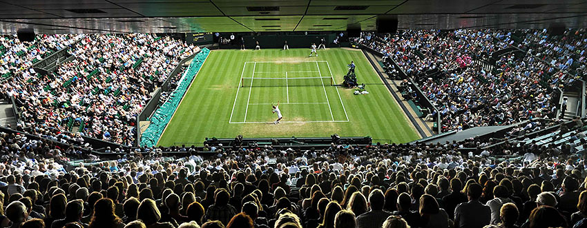 tennis match at Wimbledon