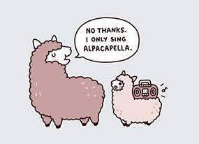 Don's Puns: Alpacapella