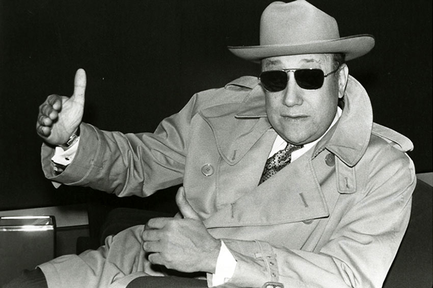 French filmmaker Jean-Pierre Melville