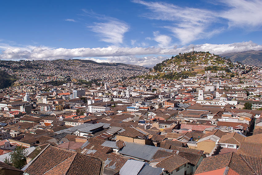 view of Quito, Ecuador