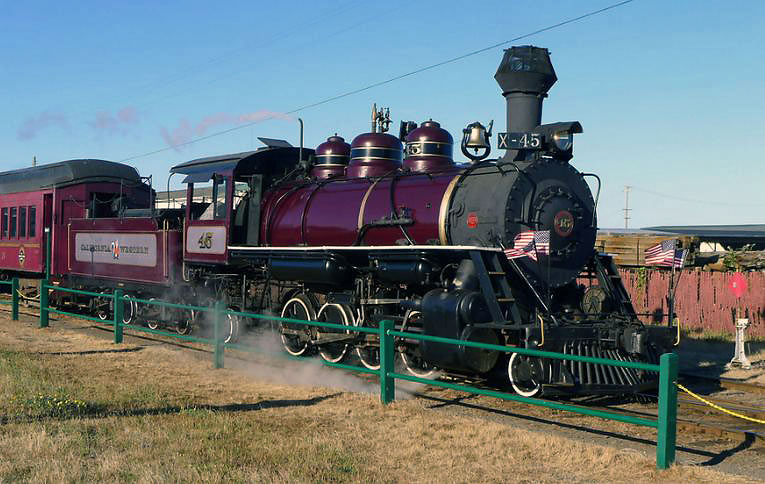 the Skunk Train - another California vacation idea