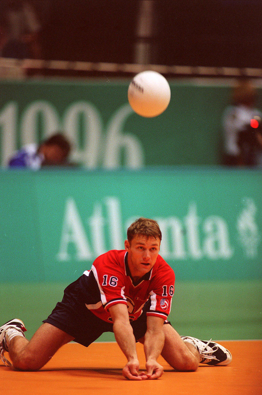 Dan Landry at the Atlanta Olympics, 1996