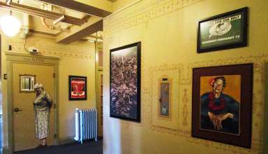 one of the hallways at the McMenamins Grand Lodge