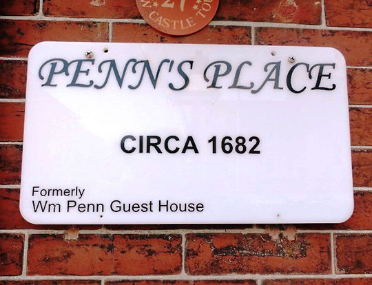 the sign at Penn's Place