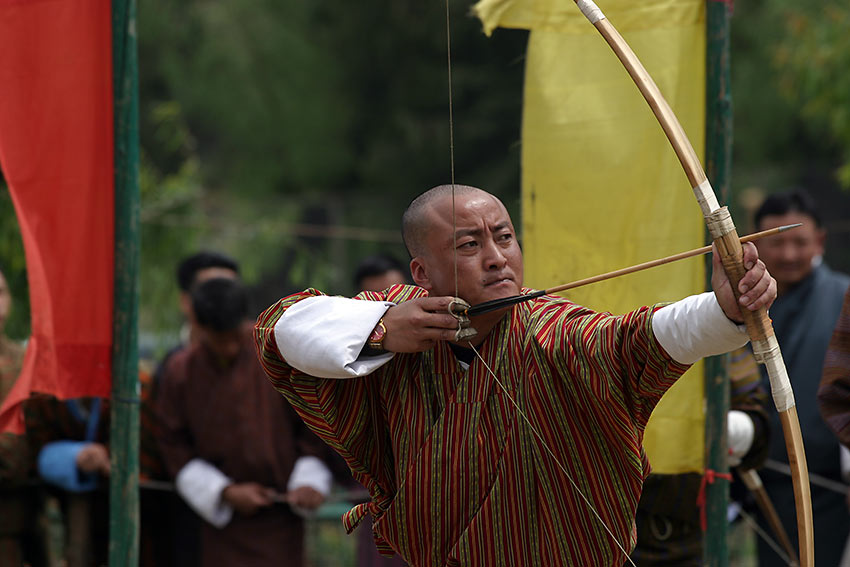 Bhutan archer