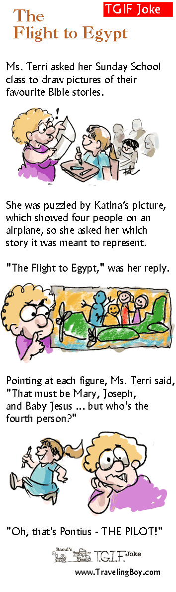 Joke of t he Week: Flight to Egypt