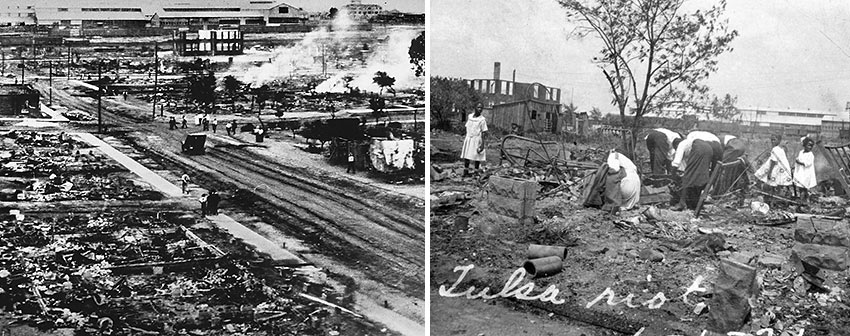 aftermath of the 1921 Tulsa race riot