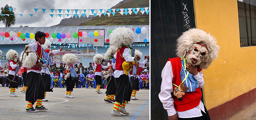 school anniversary dancers with costumes