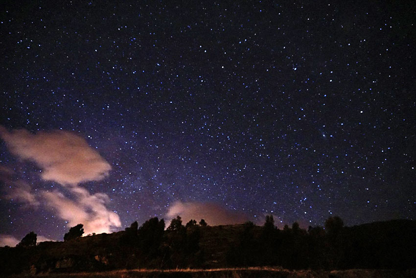 writer's Milky Way shot on a clear night