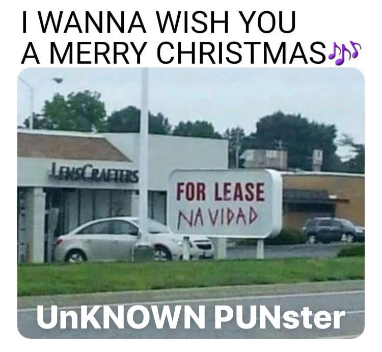 Don's Puns: For Lease Navidad