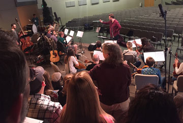 orchestra at church