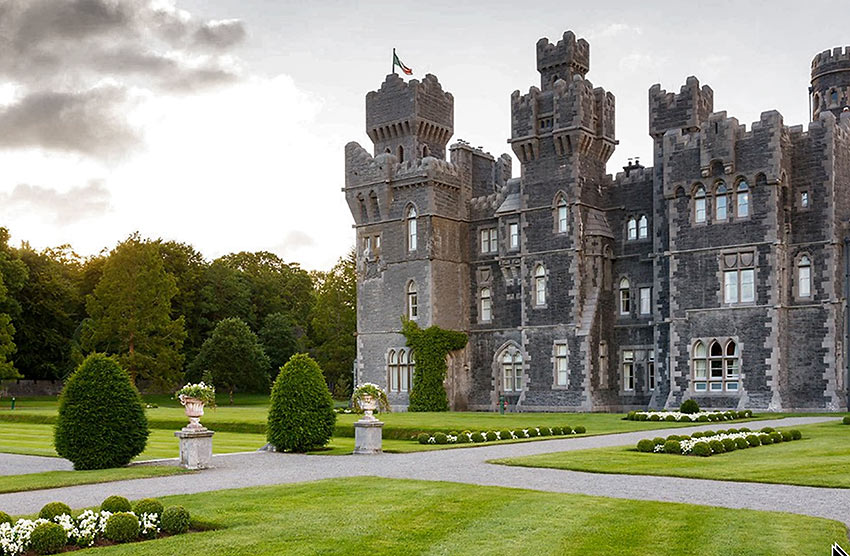 Ashford Castle in County Mayo, Ireland