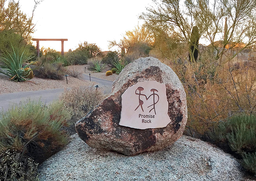 megalithic rocks at The boulders, outside Scottsdale, Arizona