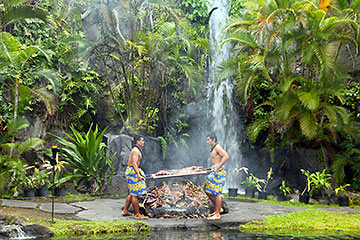 barbecue at Luau