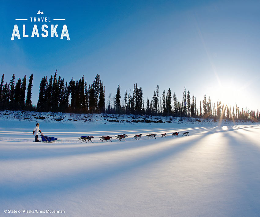 dog mushing in Alaska