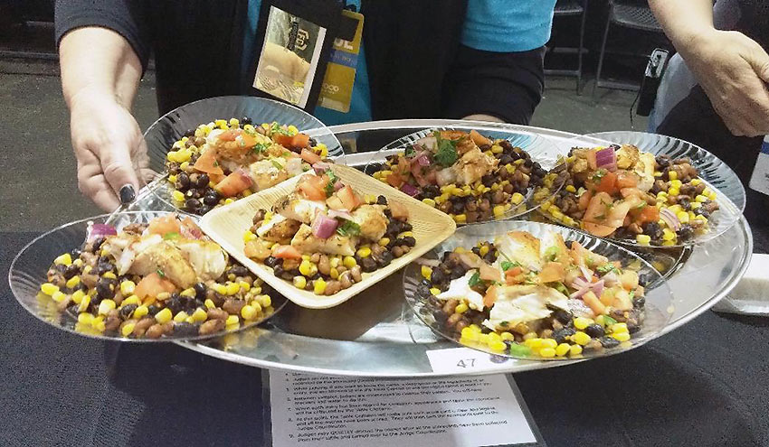 dishes at the 2018 International World Food Championships in Orange Beach, Alabama