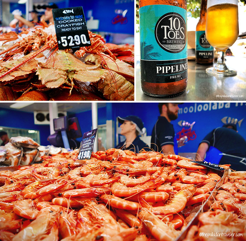 inside the Mooloolaba Fish Market