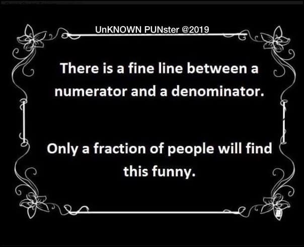 Don's Puns: Fractions