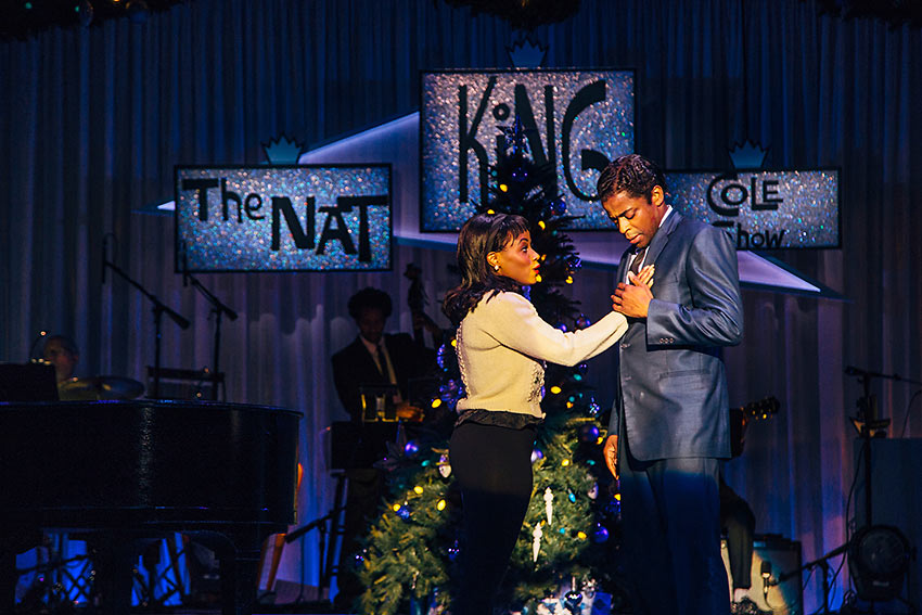 Gisela Adisa as young Natalie Cole and Dule Hill as her dad, Nat 'King' Cole