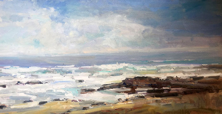 'Laguna Surf' painting by John Eagle