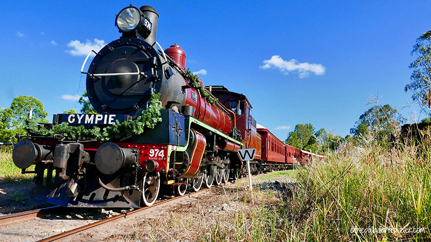 Mary Valley Rattler - a restored steam or diesel-powered locomotive train