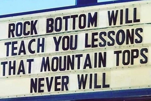 Heavy Thought of the Week: Rock Bottom