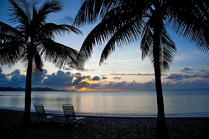 Sunset at The Buccaneer Resort, St. Croix, U.S. Virgin Islands