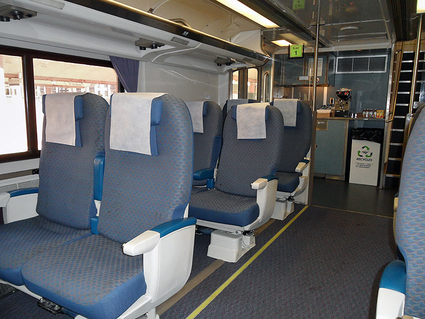 Amtrak Surfliner's business class