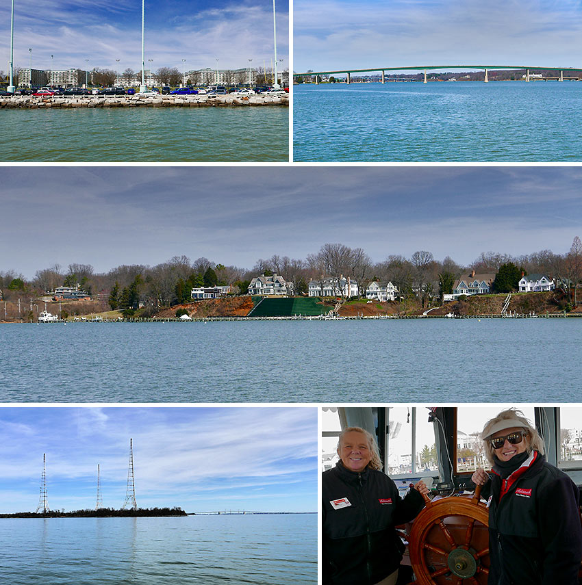 narrated cruise of historic Annapolis Harbor aboard the Harbor Queen