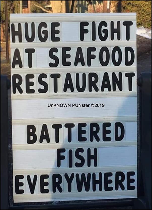 Don's Puns: Battered Fish