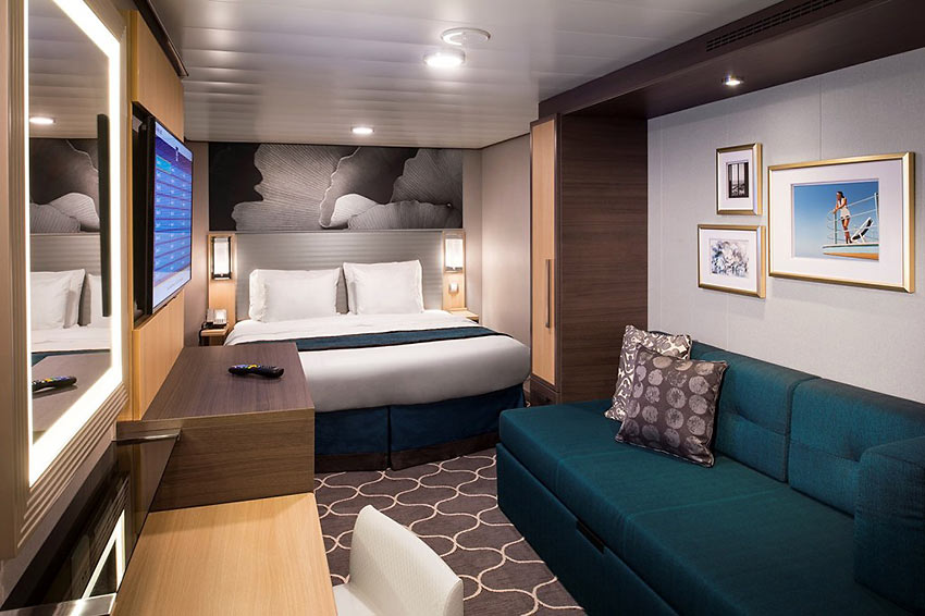 interior cabin aboard Harmony of the Seas