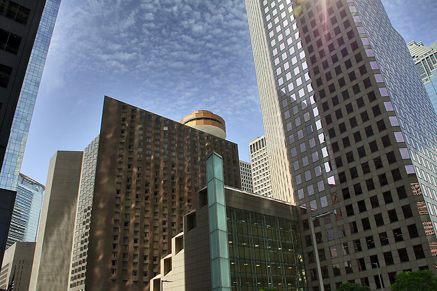 high-rise buildings in Houston