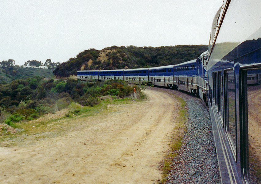 Amtrak Surfliner train