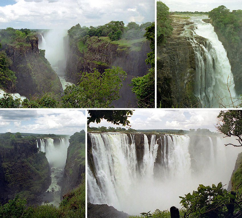 the Victoria Falls